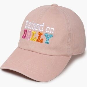 🆕David and Young Raised on Dolly Pink Baseball Cap NWT:: What Would Dolly Do?